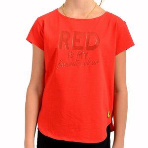 Scuderia Ferrari Girl "Red Is My Favorite Color" Red Short Sleeve T-Shirt
